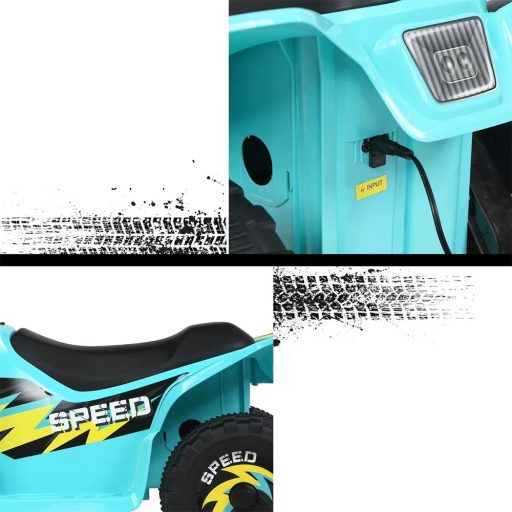 Detská elektrická štvorkolka 6V, modrá