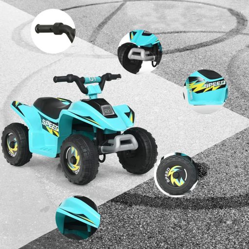 Detská elektrická štvorkolka 6V, modrá