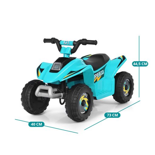 Detská elektrická štvorkolka 6V, modrá