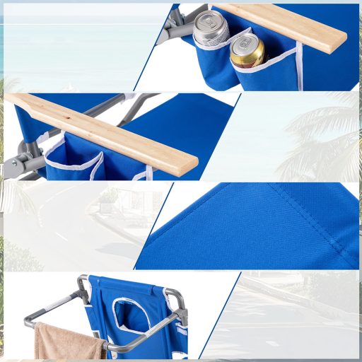 3 v 1 skladacia plážová stolička