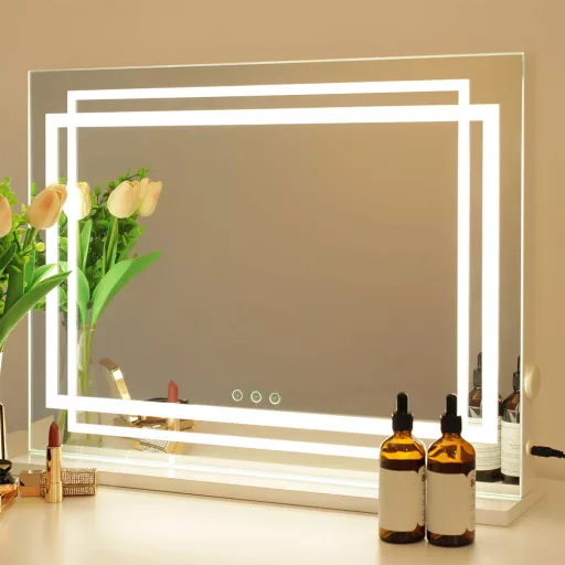 LED kozmetické zrkadlo 58 x 12 x 48 cm