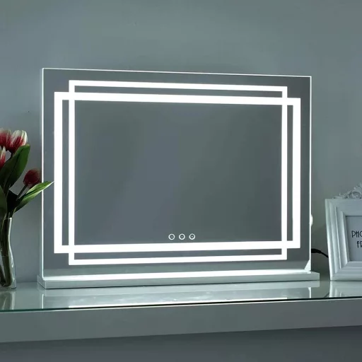 LED kozmetické zrkadlo 58 x 12 x 48 cm