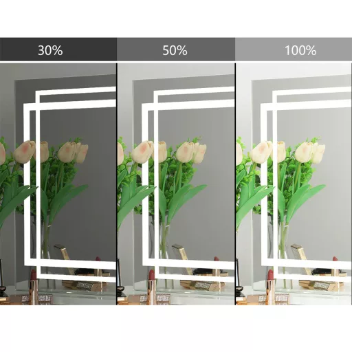 LED kozmetické zrkadlo 58 x 12 x 48 cm