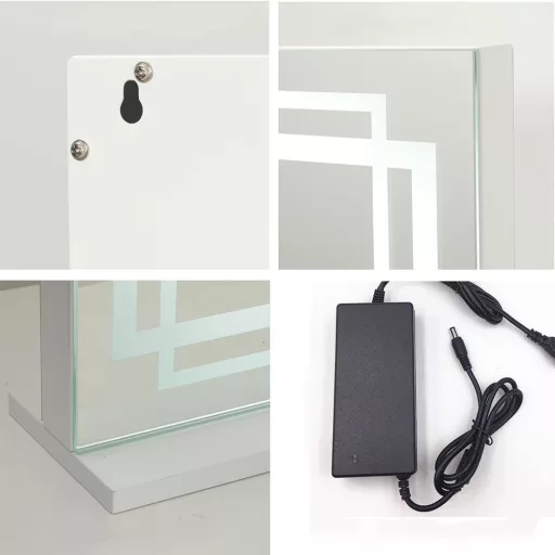 LED kozmetické zrkadlo 58 x 12 x 48 cm