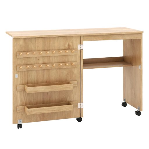 Skladací stolík na šijací stroj, prírodný