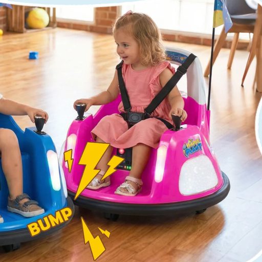 Detský dodžem 12V, ružový