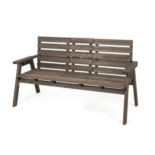 Záhradná lavica so skladacím stolíkom v strede
