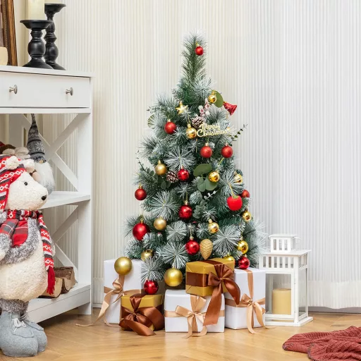 Mini Vianočný Stromček s Teplými LED Svetlami, 90cm