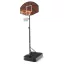 Nastaviteľný detský basketbalový kôš hnedý