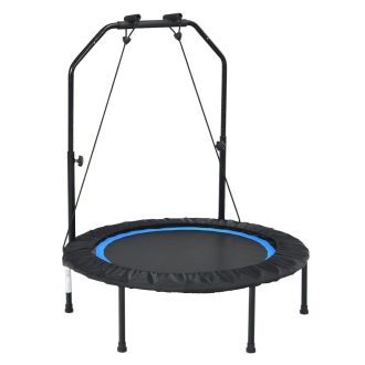 Fitness trampolína s madlom
