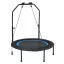 Fitness trampolína s madlom