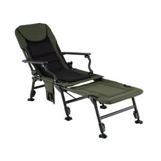 Veľká rybárska stolička s opierkou na nohy