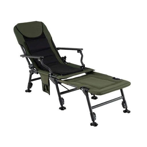 Veľká rybárska stolička s opierkou na nohy