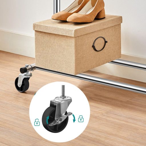 Pojazdný vešiak na oblečenie