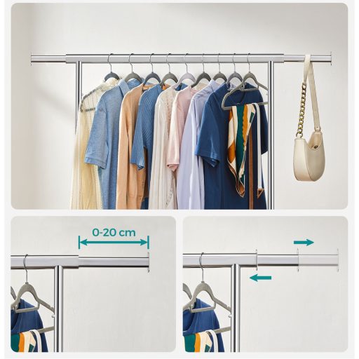 Pojazdný vešiak na oblečenie