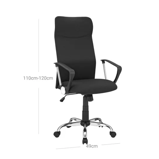 Ergonomická kancelárska stolička s vysokým operadlom