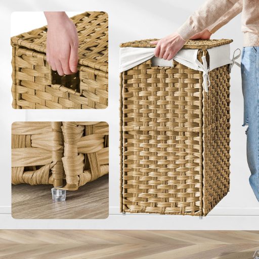 Plastový kôš na bielizeň 45,5 x 32 x 61 cm