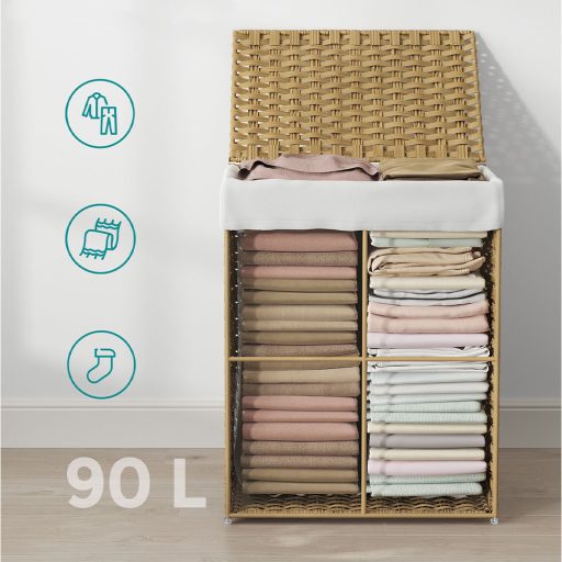 Plastový kôš na bielizeň 45,5 x 32 x 61 cm