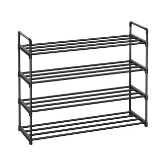 4-poschodový kovový stojan na topánky 92x30x72cm