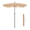 Nastaviteľný slnečník s taškou, 2x1.25m orech