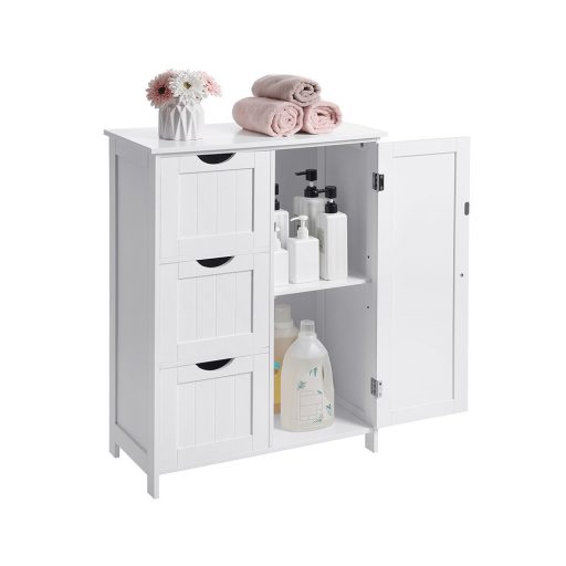 Úložná skrinka s 3 zásuvkami a 1 policou 60x30x81 cm