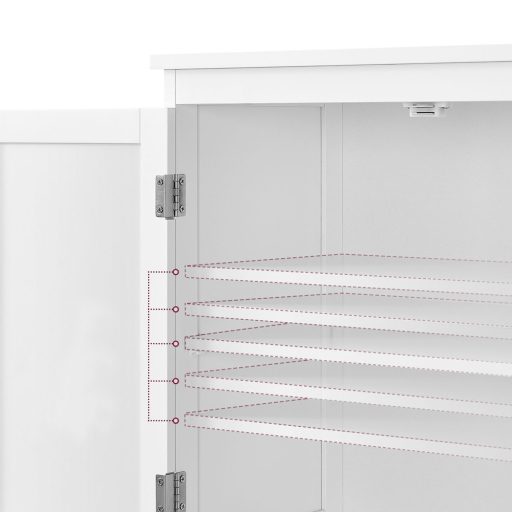 Skrinka s 2 dverami a 2 zásuvkami 60x30x110 cm