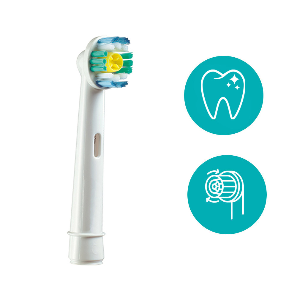 4 Kusy 3D Hlavíc K Elektrickej Zubnej Kefke Oral-B