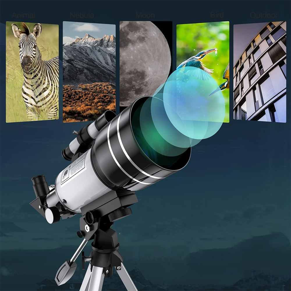 Hvezdársky ďalekohľad S Adaptérom Pre Mobilný Telefón A So Stojanom Na Hobby Využitie