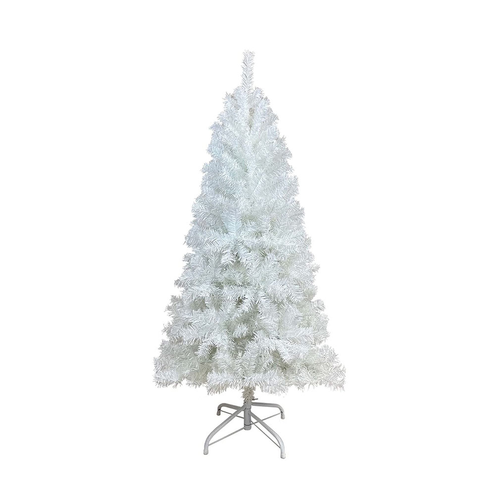 Umelý vianočný stromček biely, v rôznych veľkostiach, 120 cm