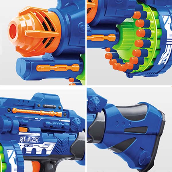 Detská Pištoľ So Svetlom A Zvukom, 2 Farby, Modrá