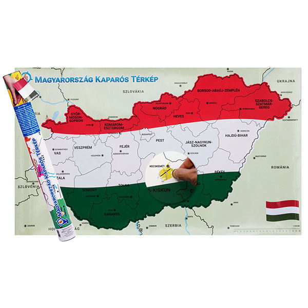 Stieracia Mapa Maďarska