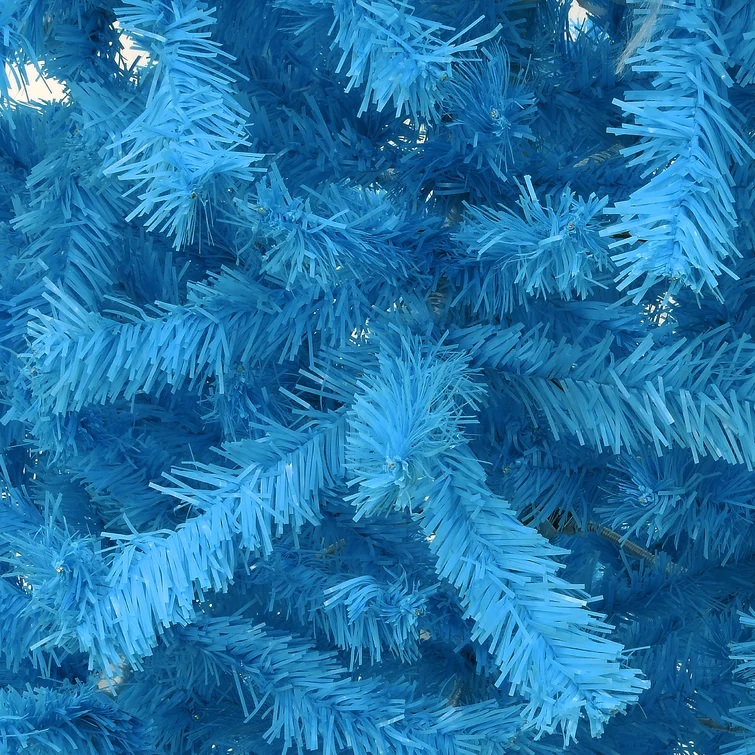 Modrý Umelý Vianočný Stromček, 120 Cm 230 Vetiev