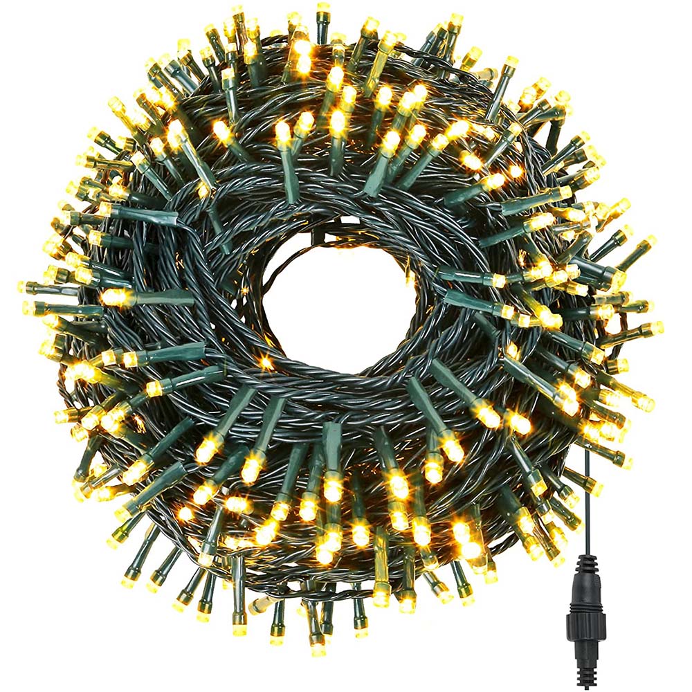 Vianočná LED reťaz v rôznych veľkostiach a farbách - s 480 ks LED teplá biela