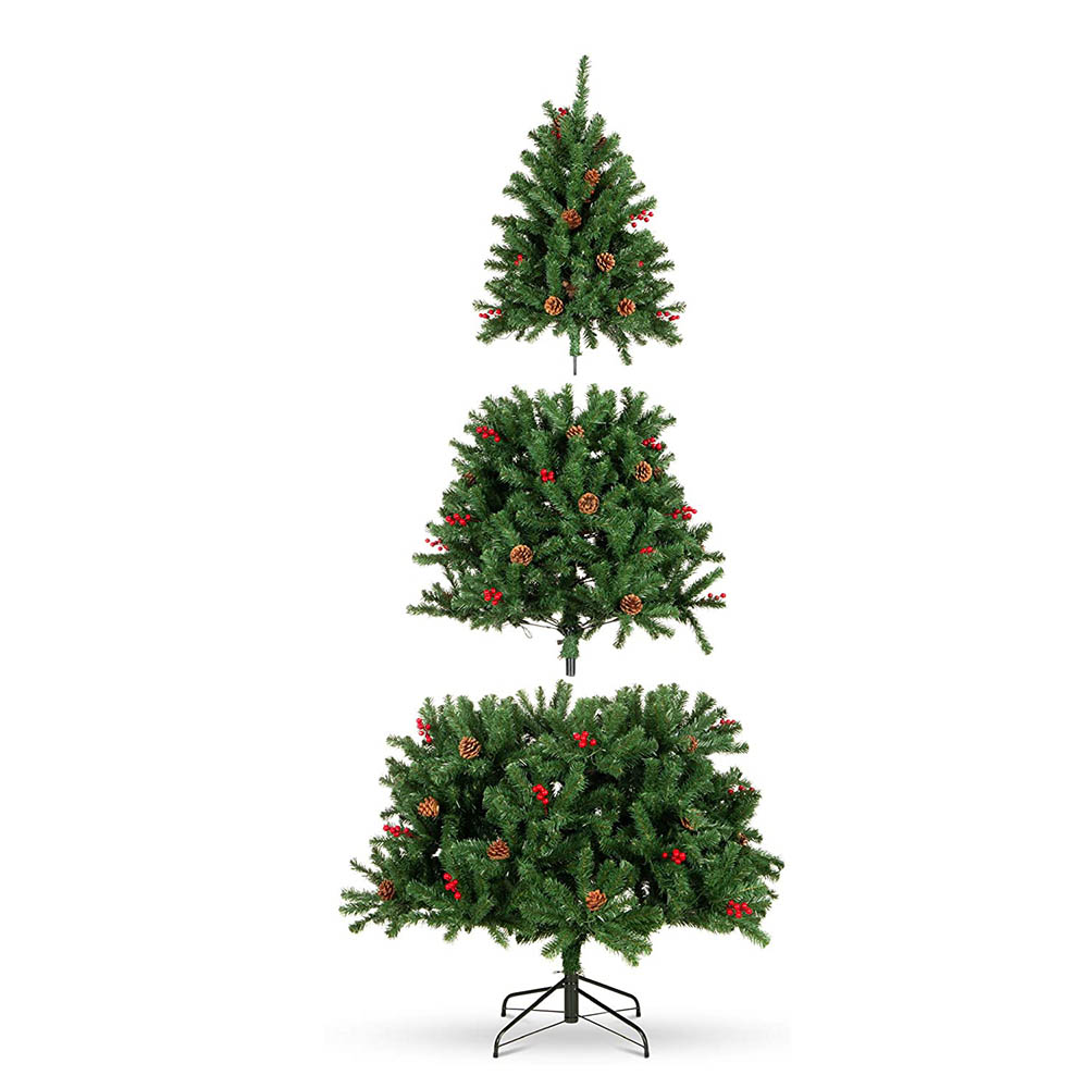 Vianočný Stromček S LED Diódami, Rôzne Typy, Teplá Biela, 320 LED- Ov, 210 Cm