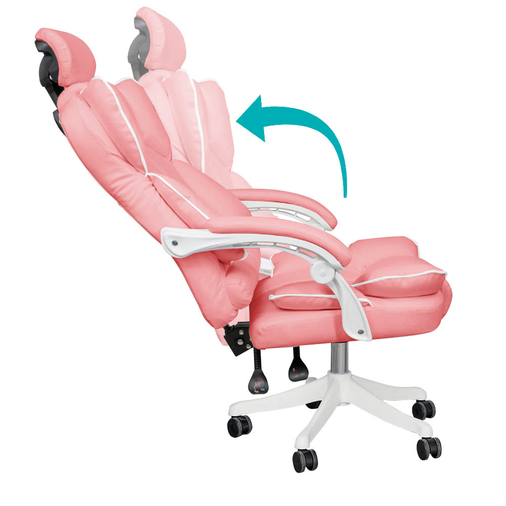 Lux Riaditeľská Otočná Stolička, Rôzne Farby- Ružová