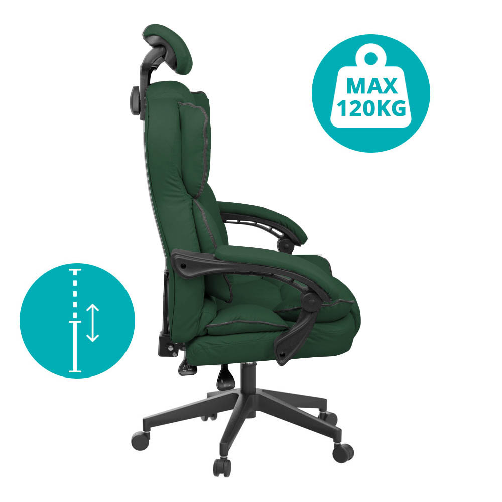 Lux riaditeľská otočná stolička, rôzne farby- zelená