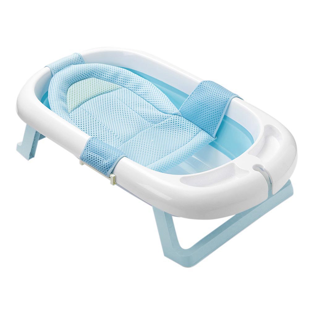E-shop Skladacia vanička so sieťkou pre bábätká, 2 rôzne farby- modrá