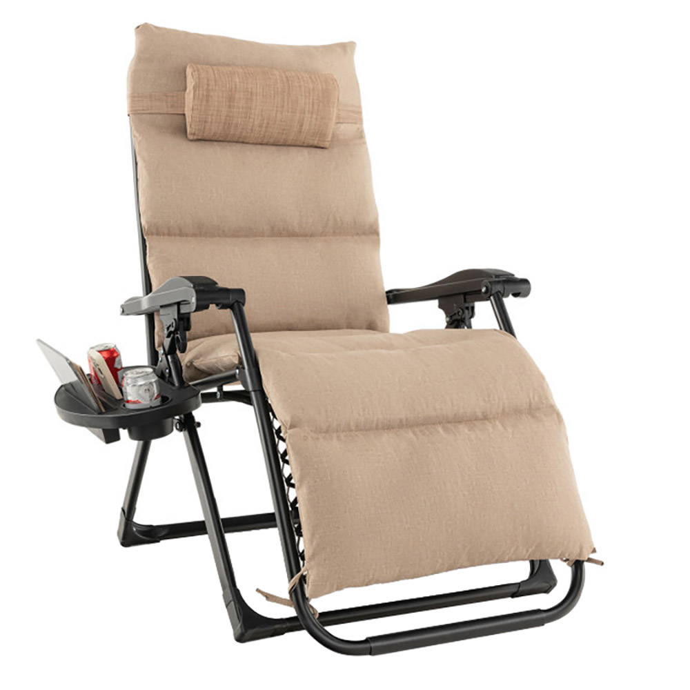 E-shop Polstrovaná stolička zero gravity, rôzne farby- béžová