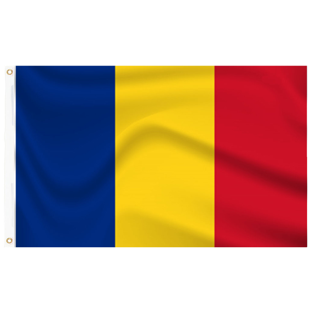 Vlajkový Stožiar S Rumunskou Vlajkou, 90x150 Cm