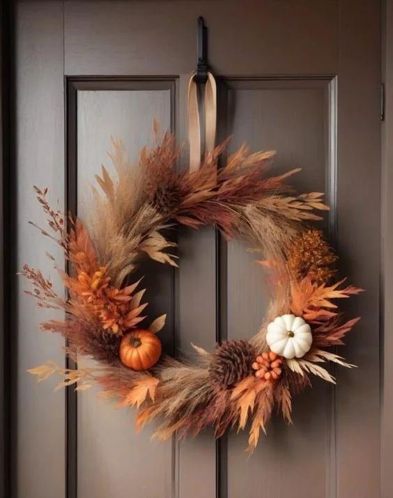Výber jesenných dekoratívnych prvkov na veniec