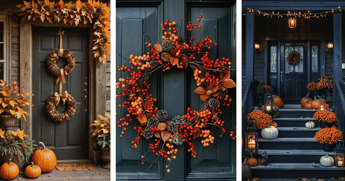 DIY jesenné vence: Takto si ozdobíš svoje dvere