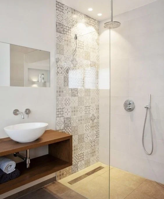 Mozaika v sprchovom kúte