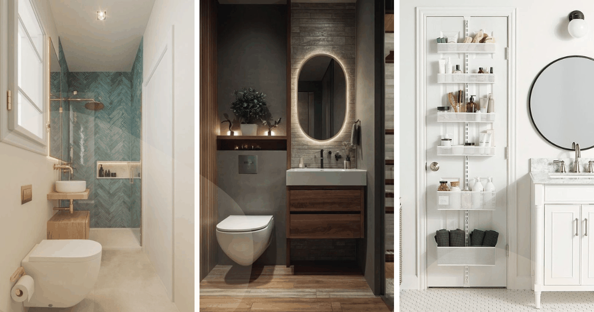 Malá kúpeľňa, veľké možnosti: priestorovo úsporné riešenia