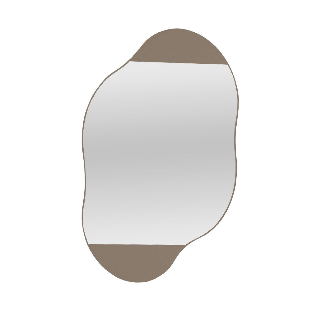 Kúpeľňová skrinka so zrkadlom, svetlá moka