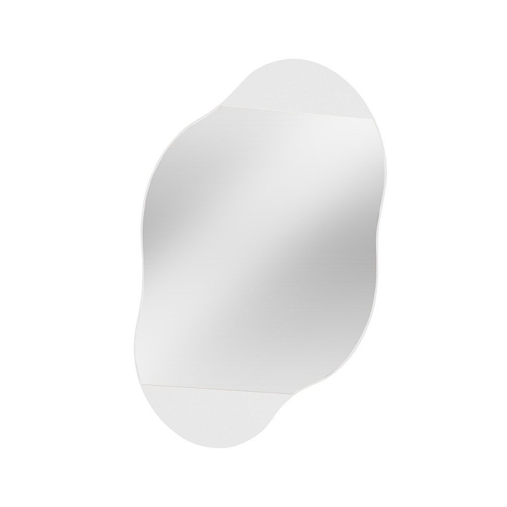 Kúpeľňová skrinka so zrkadlom, biela