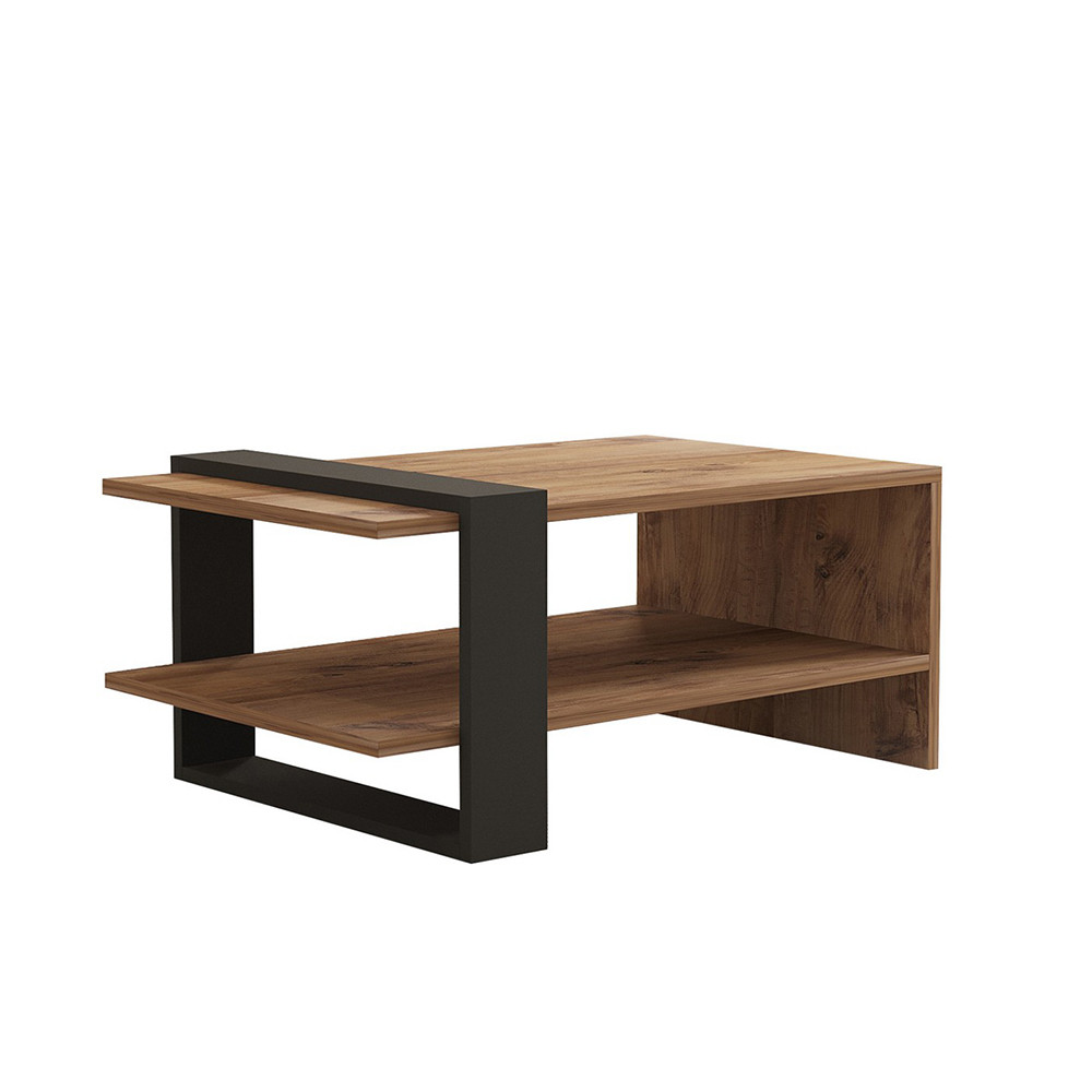 Kávový stolík 80x35x55cm, Dub-Antracit